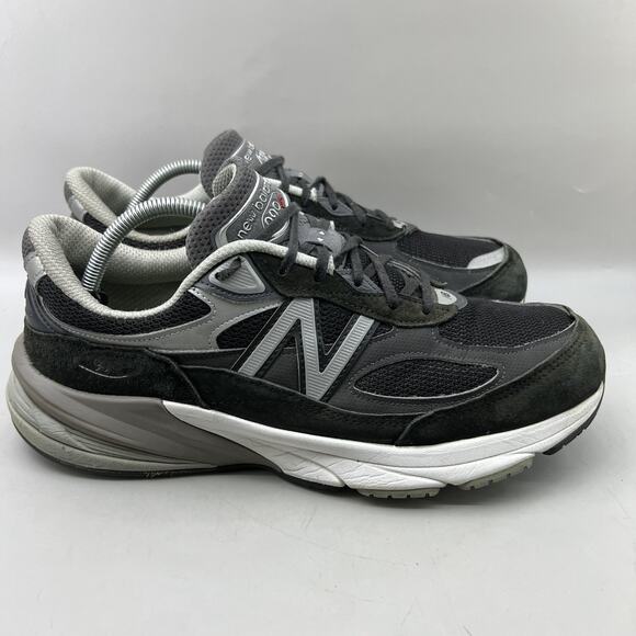 New Balance 990v6 Running Shoes Men Size 11 2E Wide Black Suede Comfort Sneakers - Picture 1 of 10